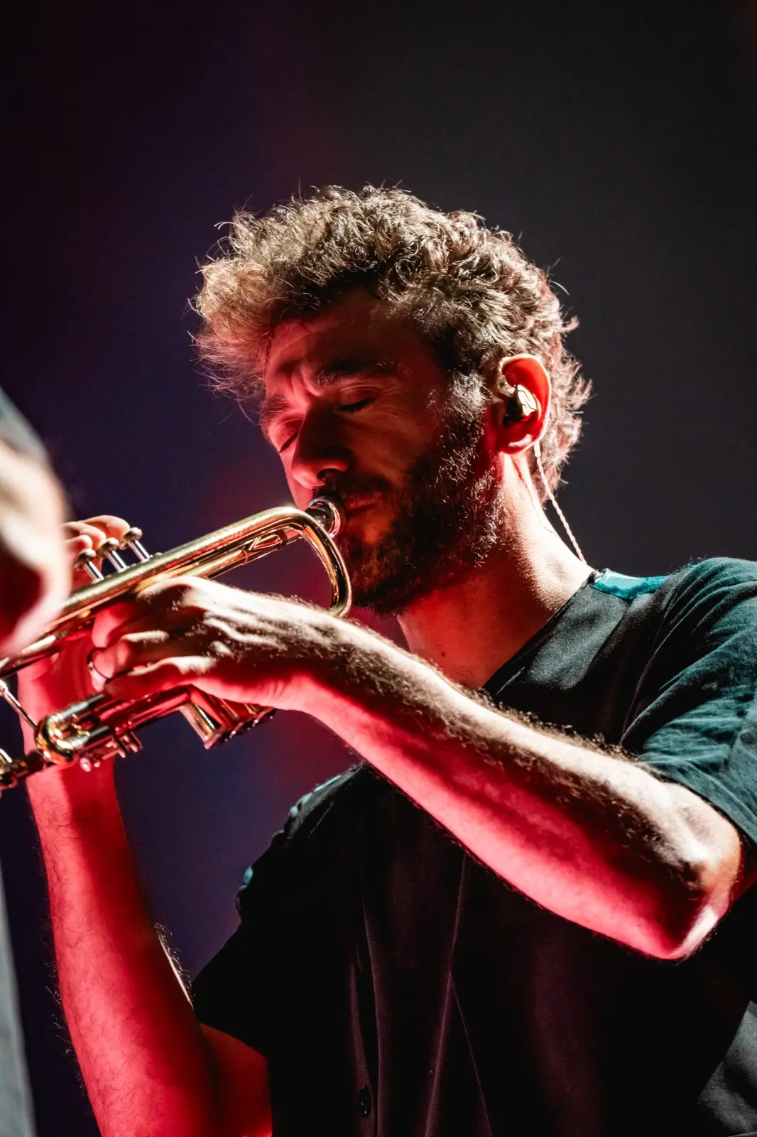 Alessandro Bottacchiari durante una prova